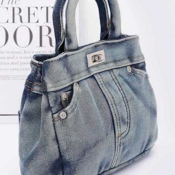 Denim Crossbody Bag - Picture 2 of 4